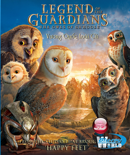 D022. Legend Of The Guardians - Vương Quốc Loài Cú 3D 25G(DTS-HD 5.1)  